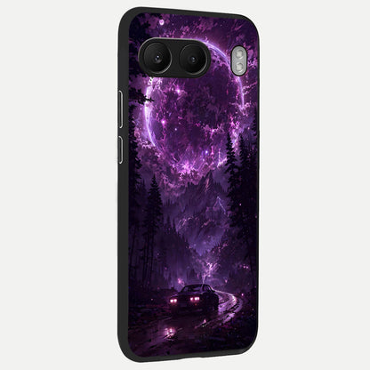  Eternal Cosmic Drive back cover For Oneplus Nord 4 slim fit glass case with vibrant aesthetic design
