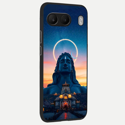  Eternal Shiva Aura back cover For Oneplus Nord 4 slim fit glass case with vibrant aesthetic design