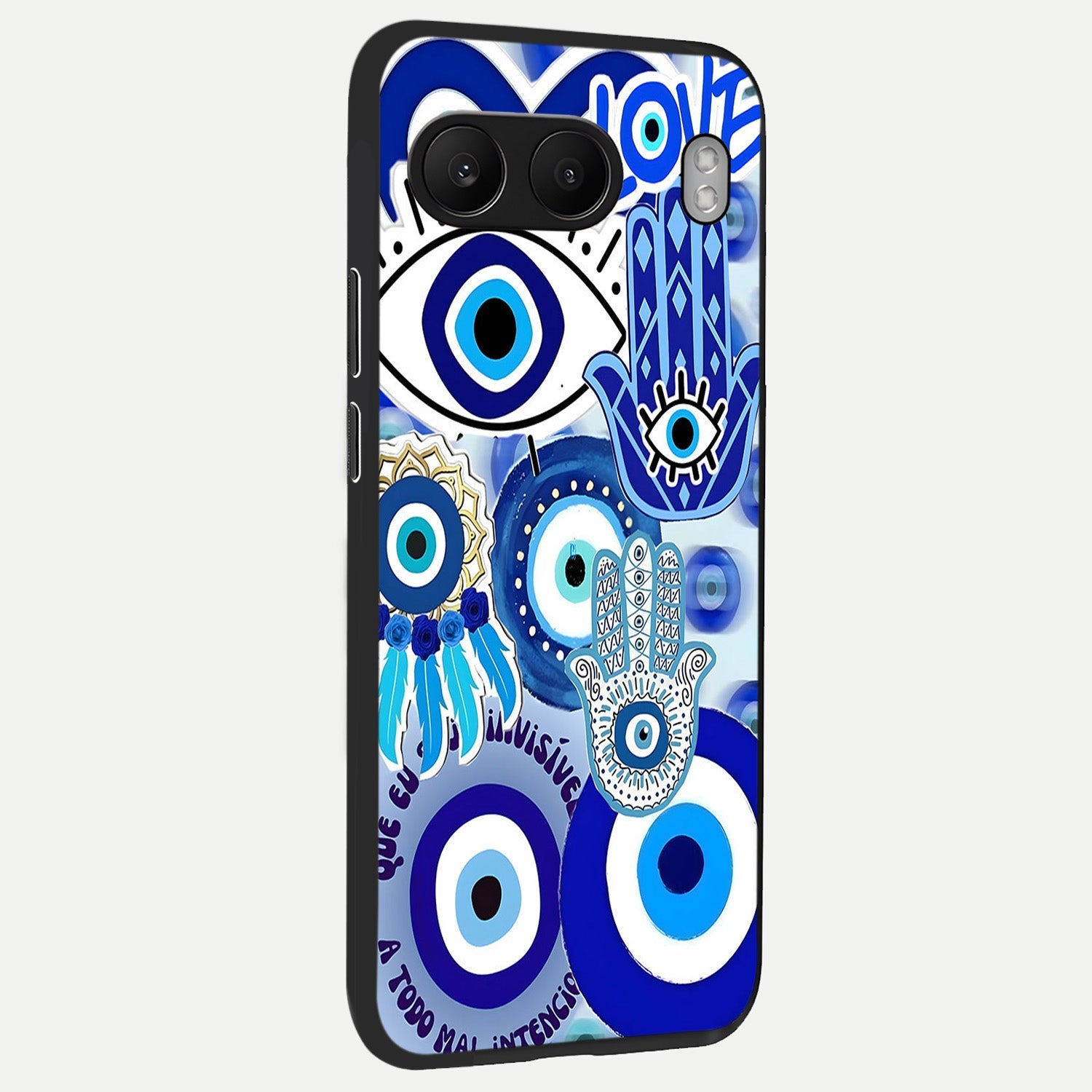  Evil Eyes Dream back cover For Oneplus Nord 4 slim fit glass case with vibrant aesthetic design