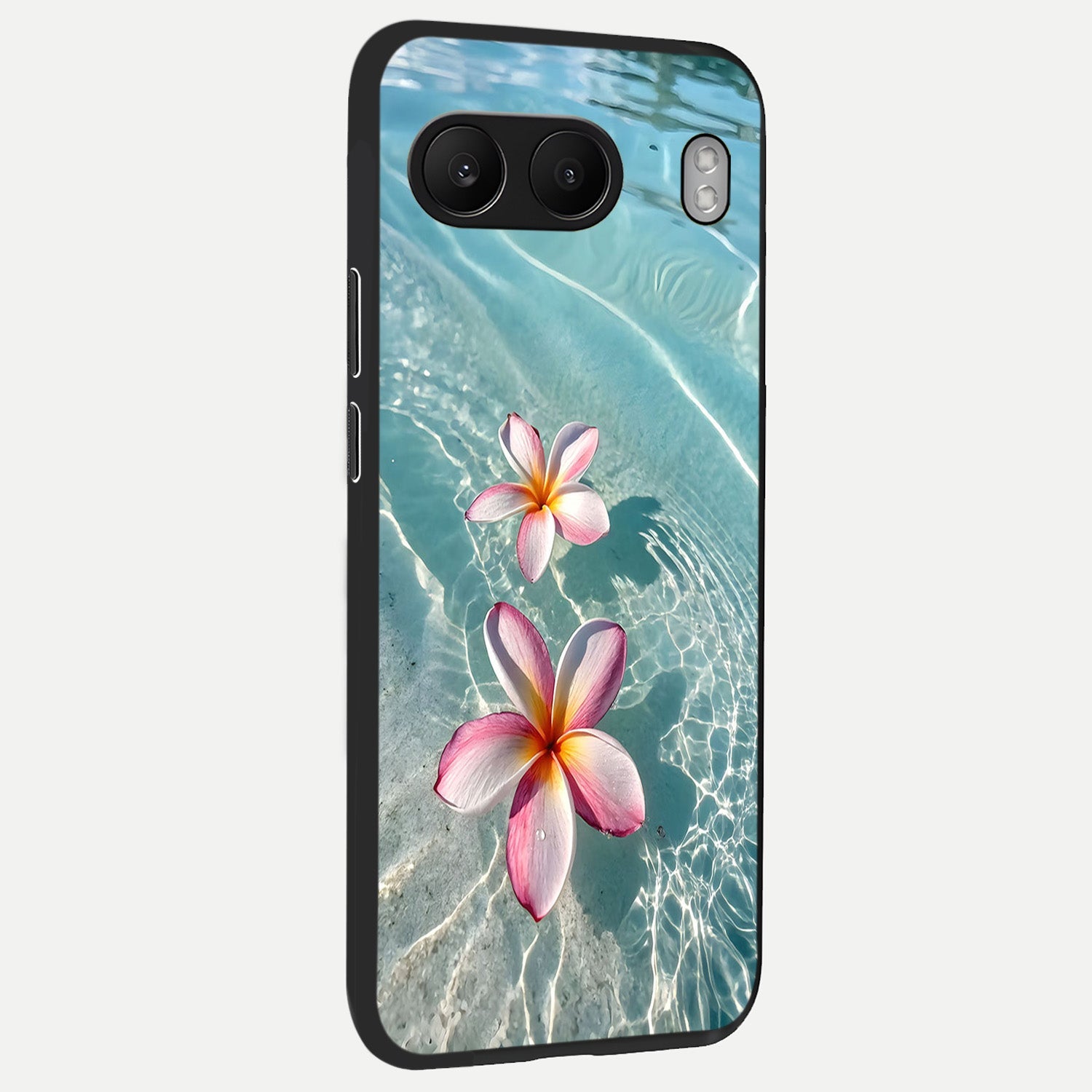  Floating Bloom Bliss back cover For Oneplus Nord 4 slim fit glass case with vibrant aesthetic design