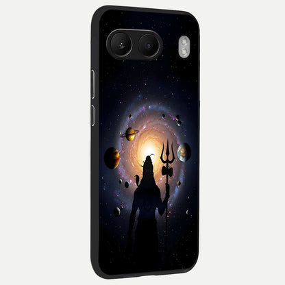  Galactic Shiva Vision back cover For Oneplus Nord 4 slim fit glass case with vibrant aesthetic design