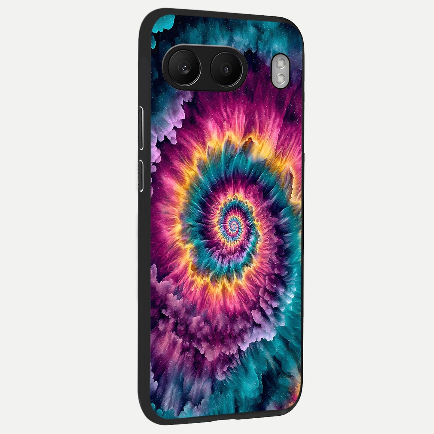  Galactic Spiral Burst back cover For Oneplus Nord 4 slim fit glass case with vibrant aesthetic design