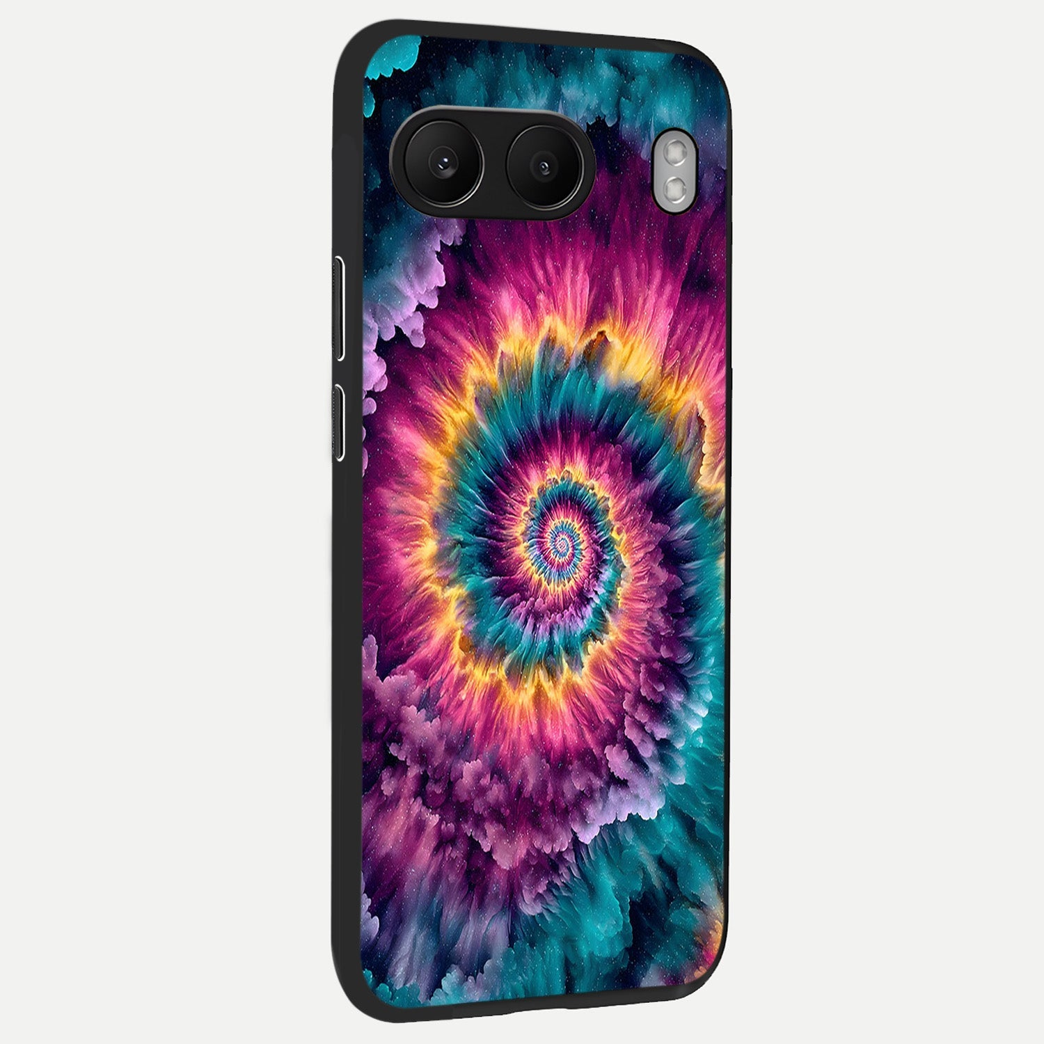  Galactic Spiral Burst back cover For Oneplus Nord 4 slim fit glass case with vibrant aesthetic design