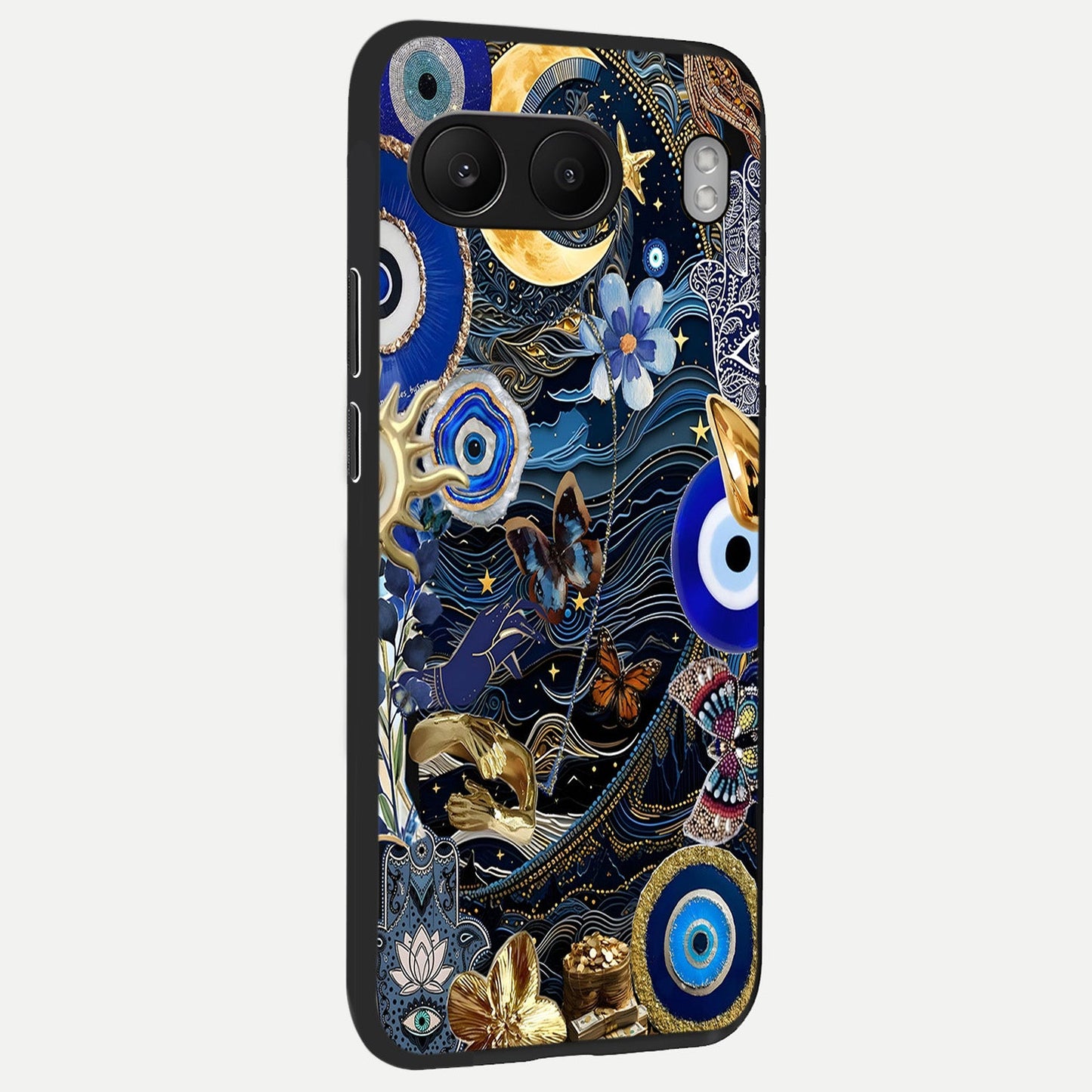  Golden Moon Magic back cover For Oneplus Nord 4 slim fit glass case with vibrant aesthetic design