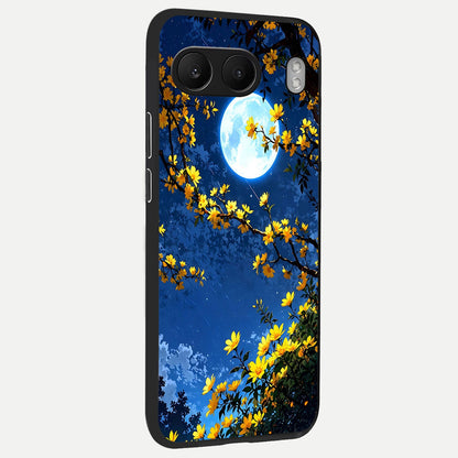  Golden Night Glow back cover For Oneplus Nord 4 slim fit glass case with vibrant aesthetic design