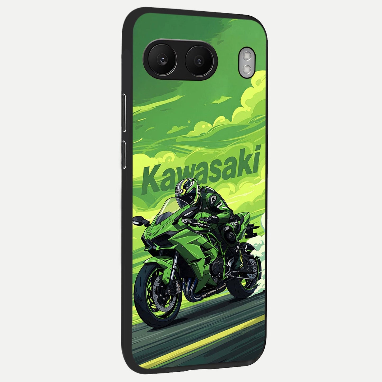  Greenery Sky back cover For Oneplus Nord 4 slim fit glass case with vibrant aesthetic design