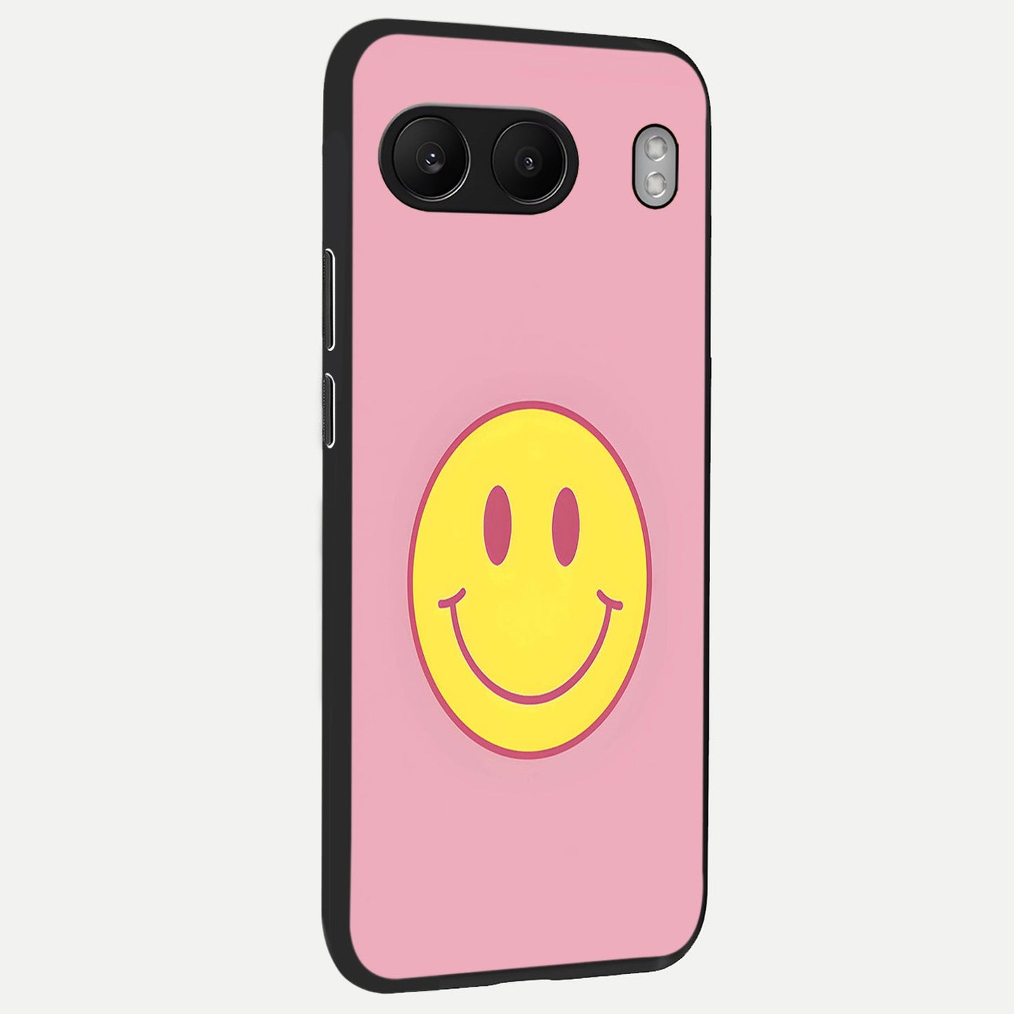  Happy Pink Mood back cover For Oneplus Nord 4 slim fit glass case with vibrant aesthetic design