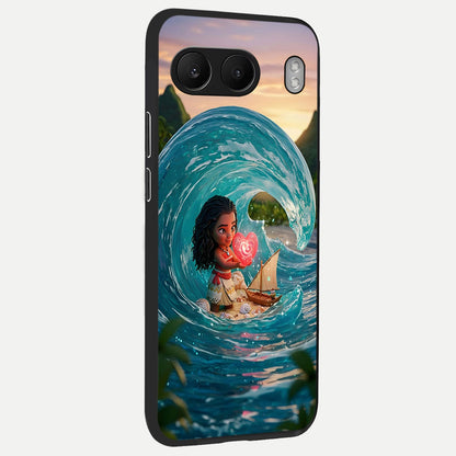  Heart of Ocean back cover For Oneplus Nord 4 slim fit glass case with vibrant aesthetic design
