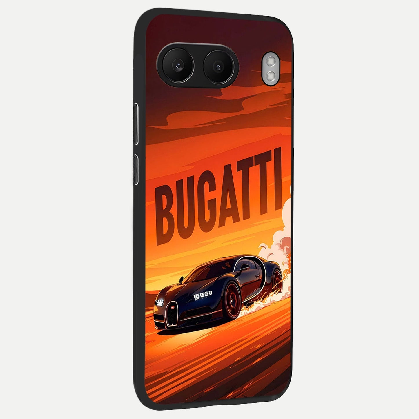  Inferno Bugatti Storm back cover For Oneplus Nord 4 slim fit glass case with vibrant aesthetic design