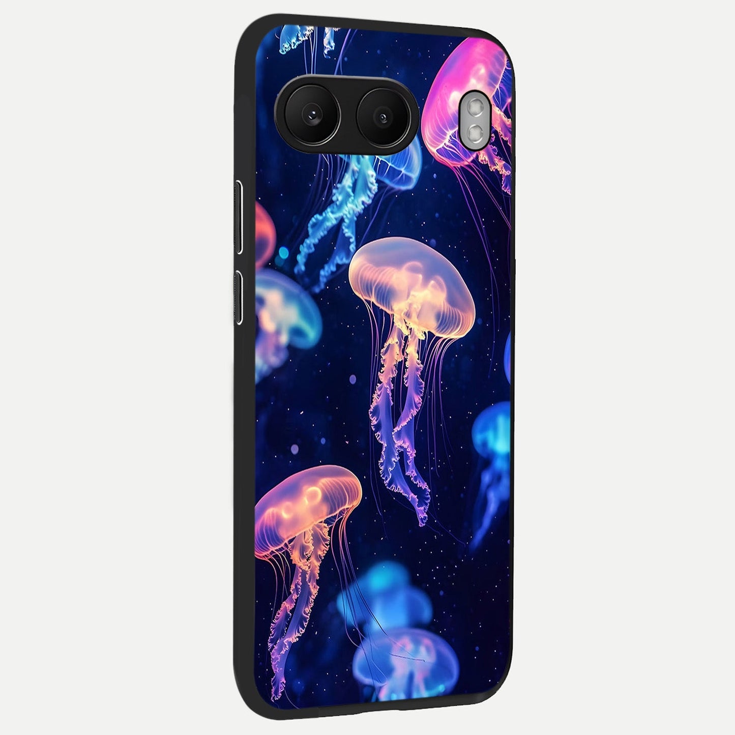  Jellyfish Pattern back cover For Oneplus Nord 4 slim fit glass case with vibrant aesthetic design