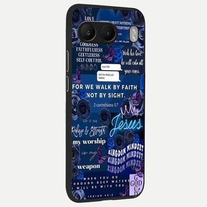  Kingdom Faith Glow back cover For Oneplus Nord 4 slim fit glass case with vibrant aesthetic design