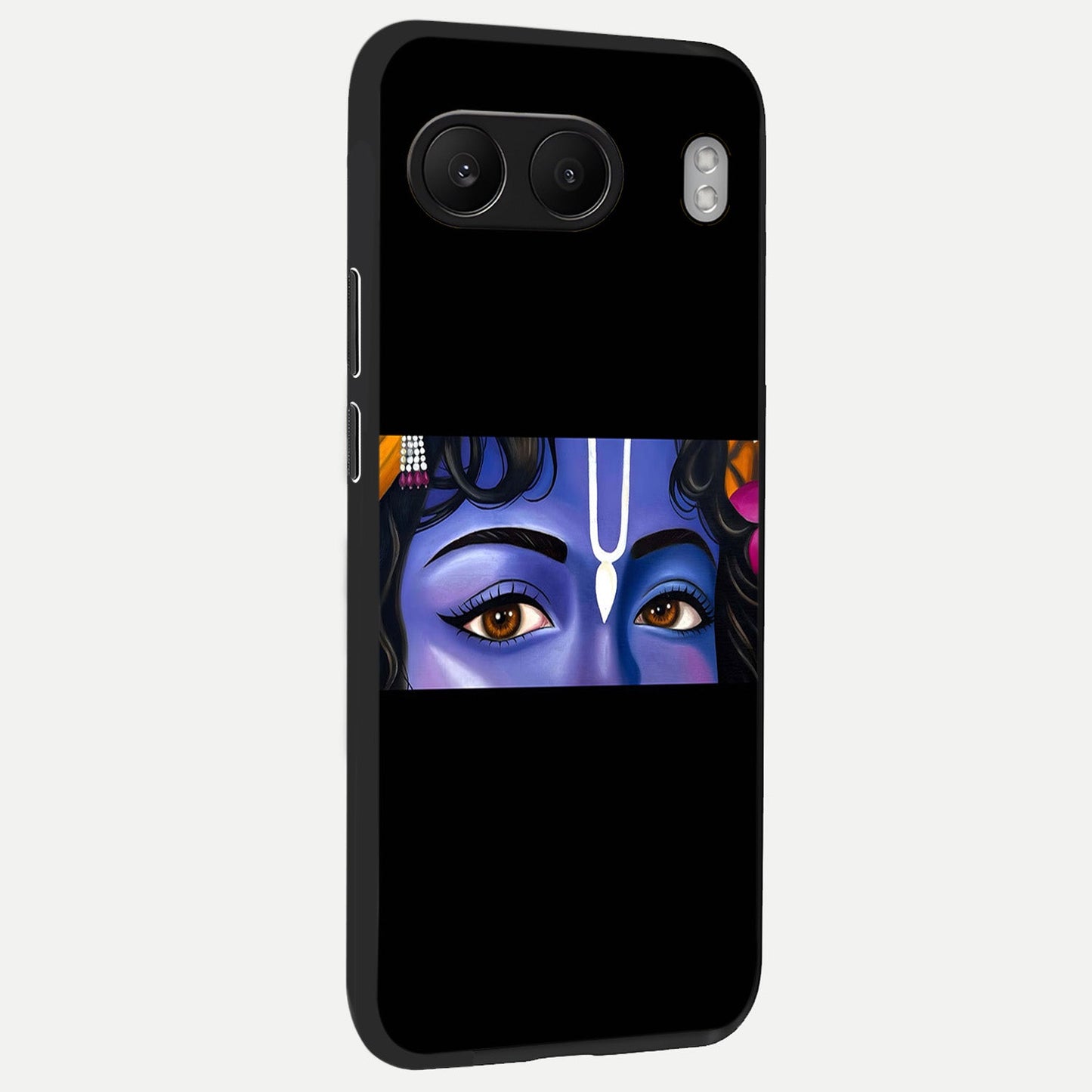  Krishna Eye back cover For Oneplus Nord 4 slim fit glass case with vibrant aesthetic design