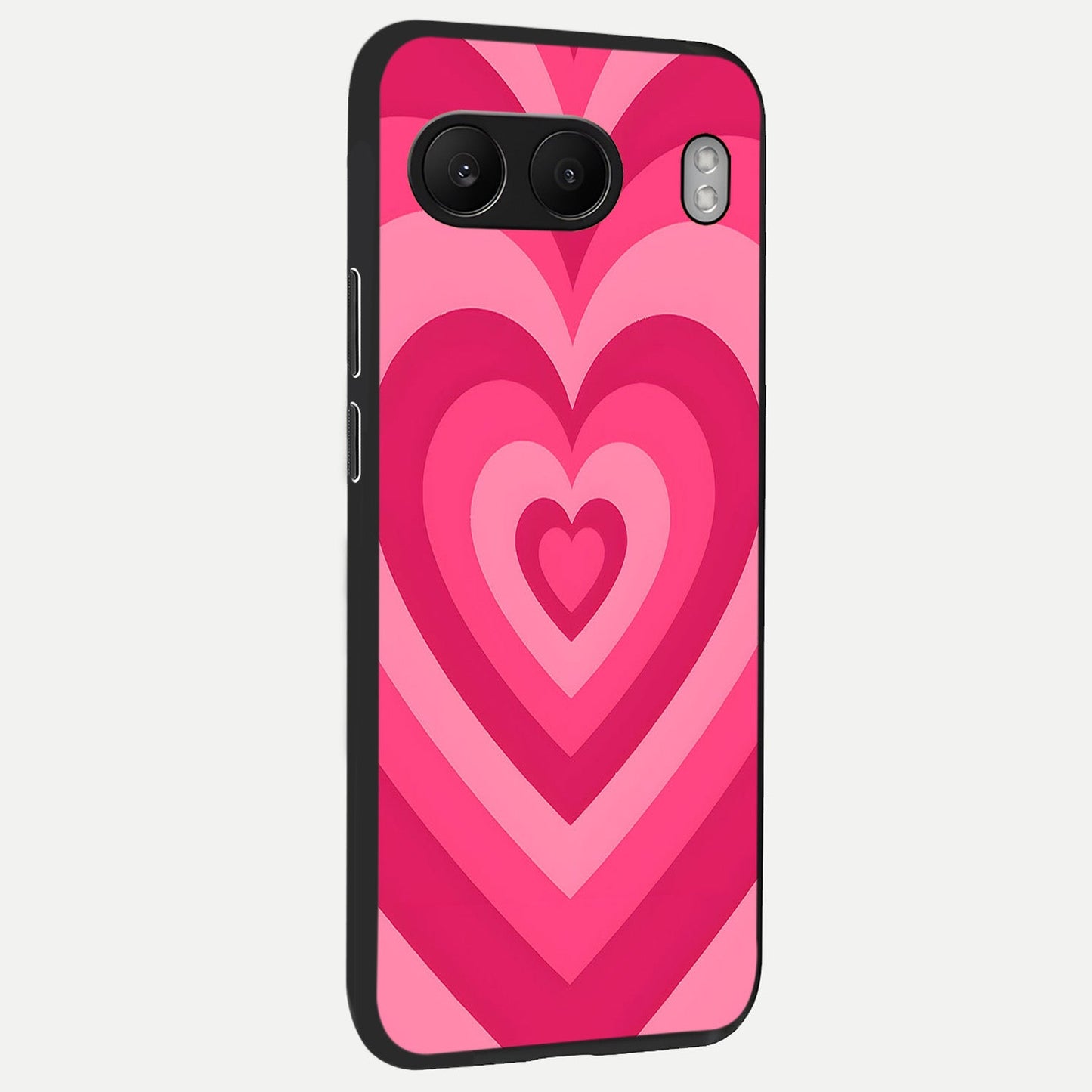  Layered Love Hearts back cover For Oneplus Nord 4 slim fit glass case with vibrant aesthetic design