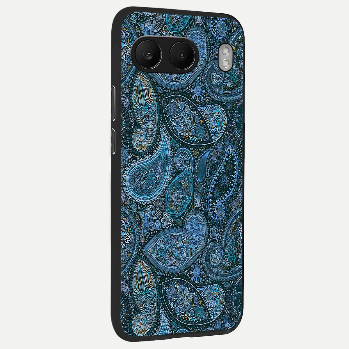  Midnight Paisley Glow back cover For Oneplus Nord 4 slim fit glass case with vibrant aesthetic design