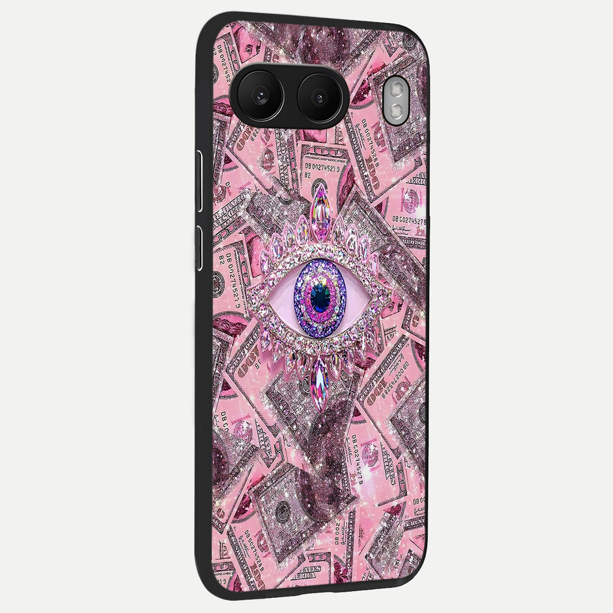  Money Eye Luxe back cover For Oneplus Nord 4 slim fit glass case with vibrant aesthetic design