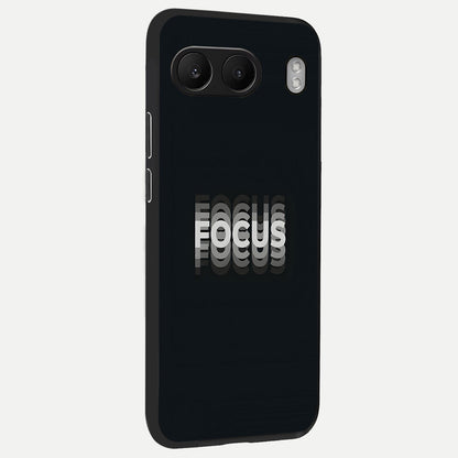  Mono Focus Vision back cover For Oneplus Nord 4 slim fit glass case with vibrant aesthetic design