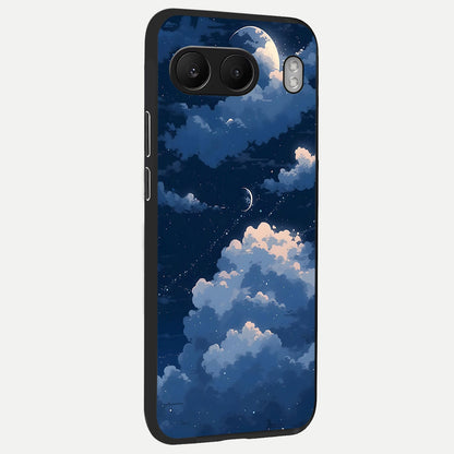  Moon Dream Haze back cover For Oneplus Nord 4 slim fit glass case with vibrant aesthetic design