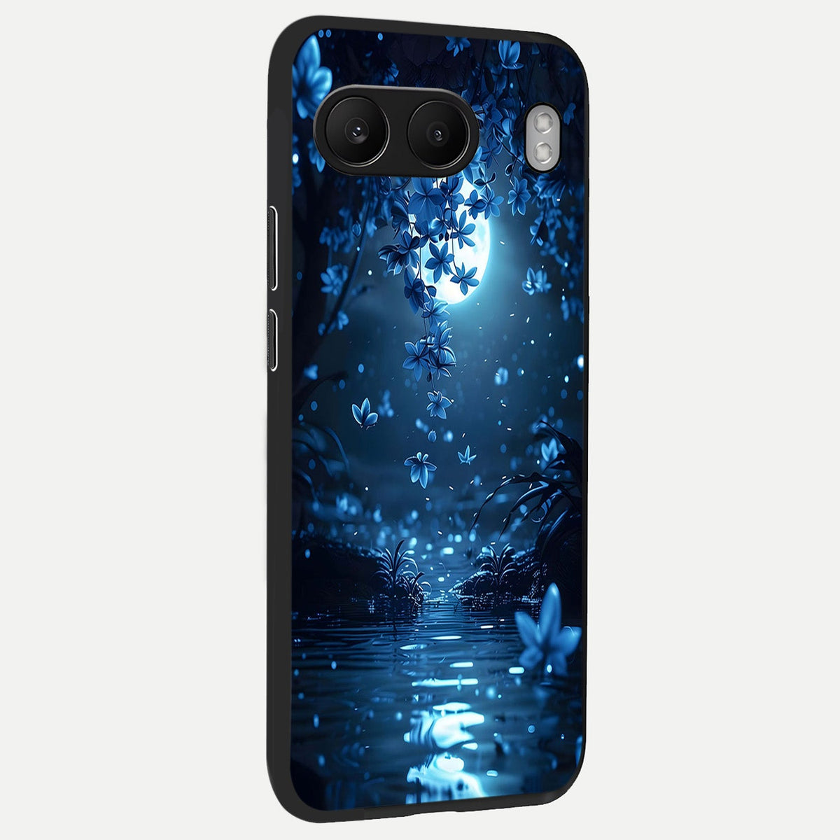  Moonlight Petal Dream back cover For Oneplus Nord 4 slim fit glass case with vibrant aesthetic design