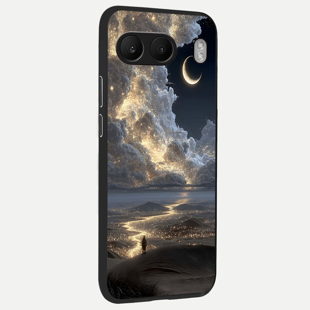  Moonlight Spark Path back cover For Oneplus Nord 4 slim fit glass case with vibrant aesthetic design