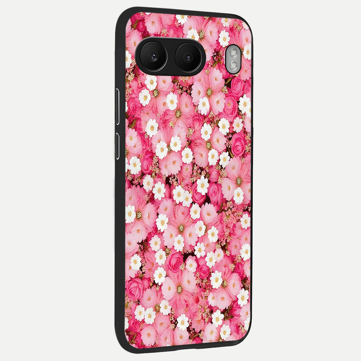  Pink Daisy Bliss back cover For Oneplus Nord 4 slim fit glass case with vibrant aesthetic design