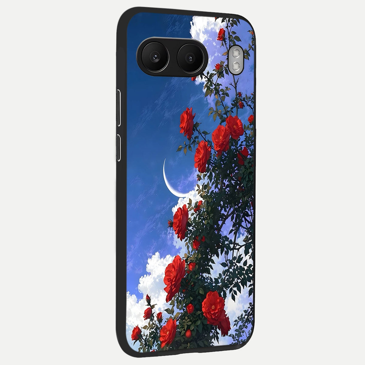  Rose Drift Flowers back cover For Oneplus Nord 4 slim fit glass case with vibrant aesthetic design