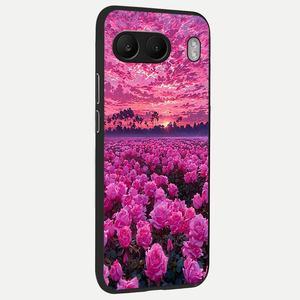  Rose Sunset Valley back cover For Oneplus Nord 4 slim fit glass case with vibrant aesthetic design