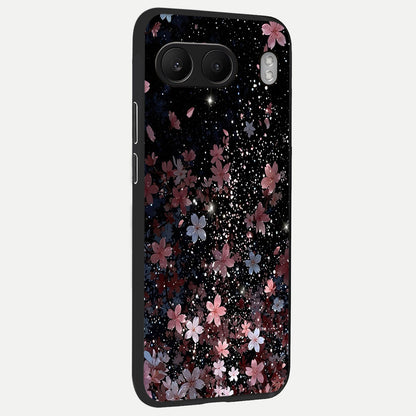  Starlit Flower Dreams back cover For Oneplus Nord 4 slim fit glass case with vibrant aesthetic design