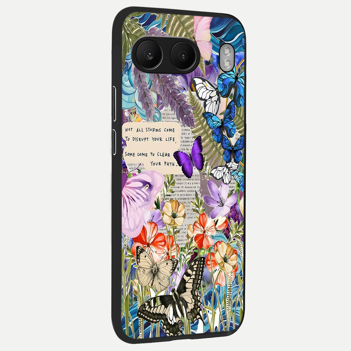  Storm Path Bloom back cover For Oneplus Nord 4 slim fit glass case with vibrant aesthetic design