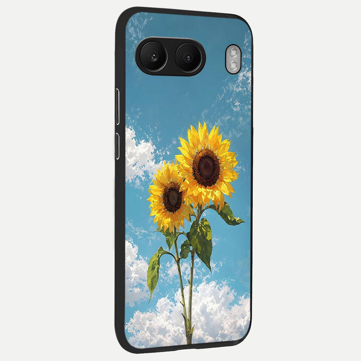  Sunlit Daisy Glow back cover For Oneplus Nord 4 slim fit glass case with vibrant aesthetic design