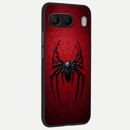  Superhero Web Emblem back cover For Oneplus Nord 4 slim fit glass case with vibrant aesthetic design