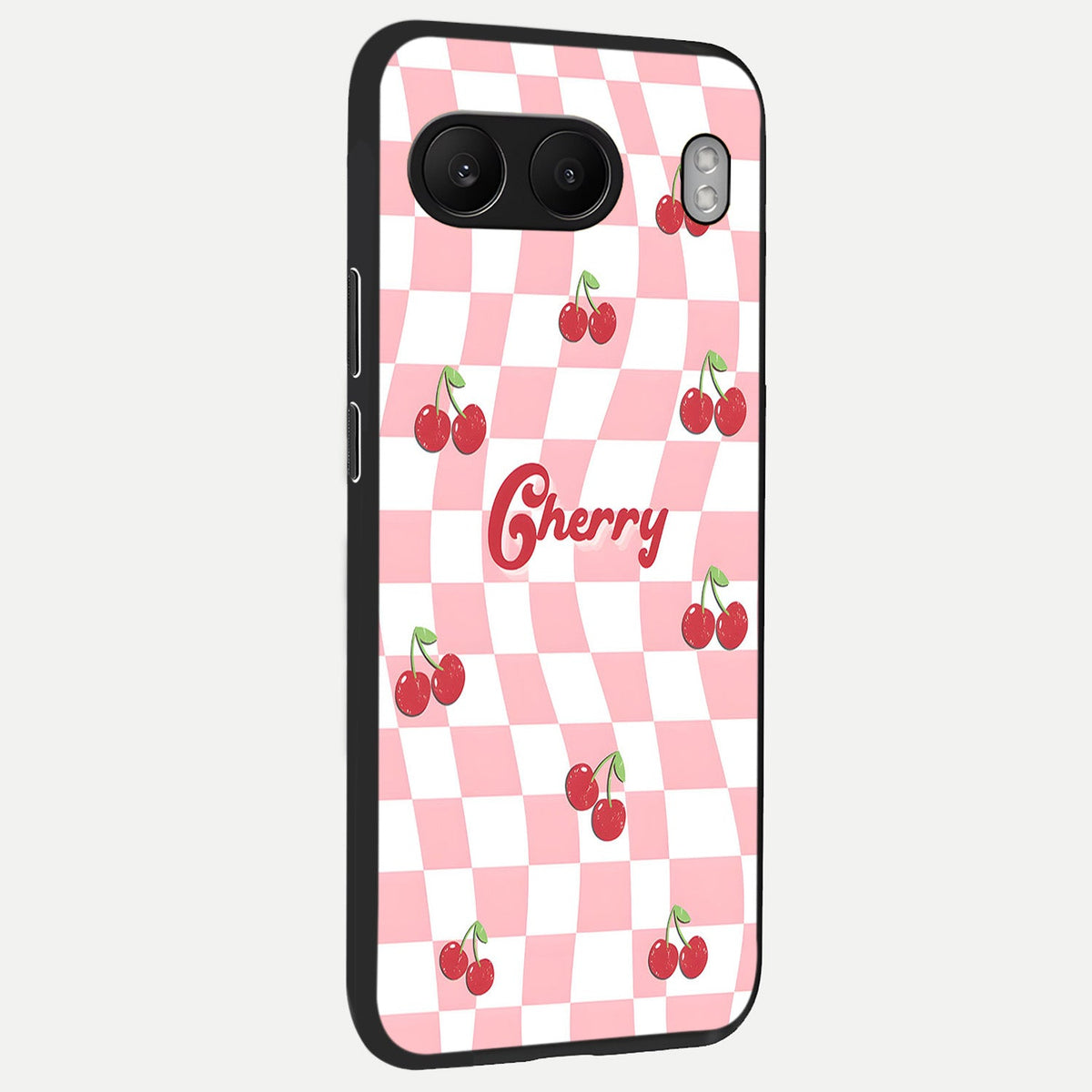  Sweet Cherry Vibes back cover For Oneplus Nord 4 slim fit glass case with vibrant aesthetic design