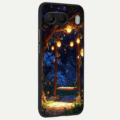  Twilight Garden Swing back cover For Oneplus Nord 4 slim fit glass case with vibrant aesthetic design