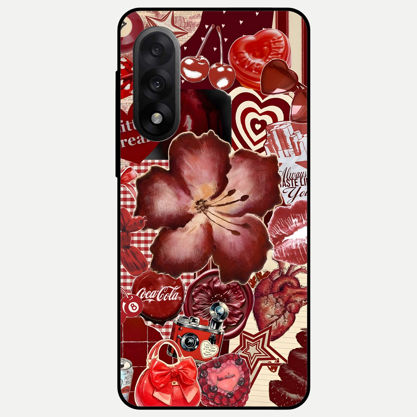  Aesthetic Little Freak Glass Case For Oneplus Nord 5 back cover – full design glossy printed glass finish