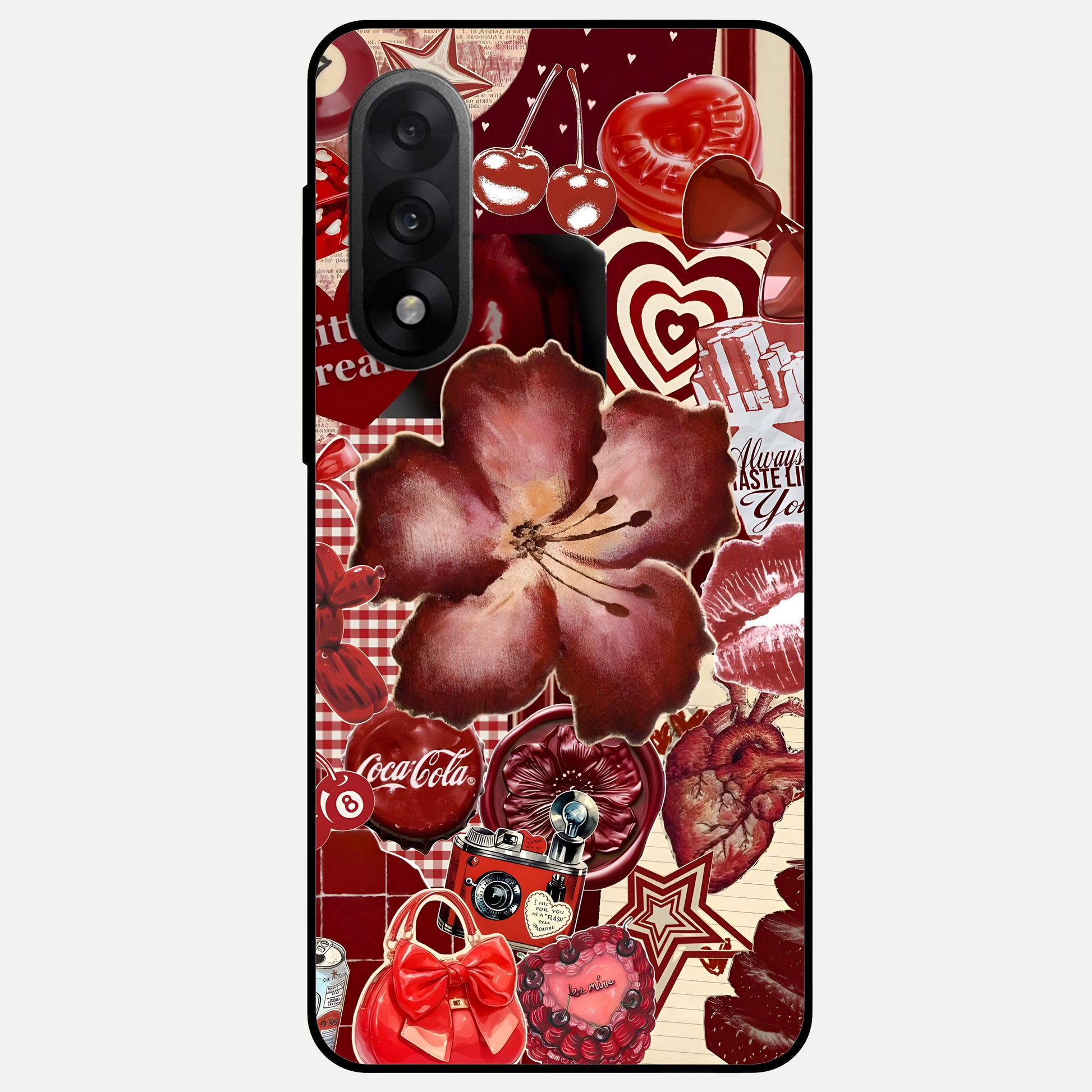  Aesthetic Little Freak Glass Case For Oneplus Nord 5 back cover – full design glossy printed glass finish