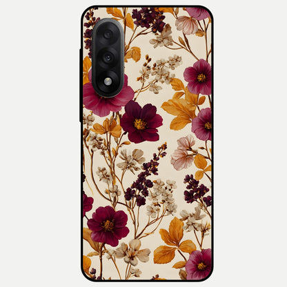  Autumn Wine Bloom Glass Case For Oneplus Nord 5 back cover – full design glossy printed glass finish