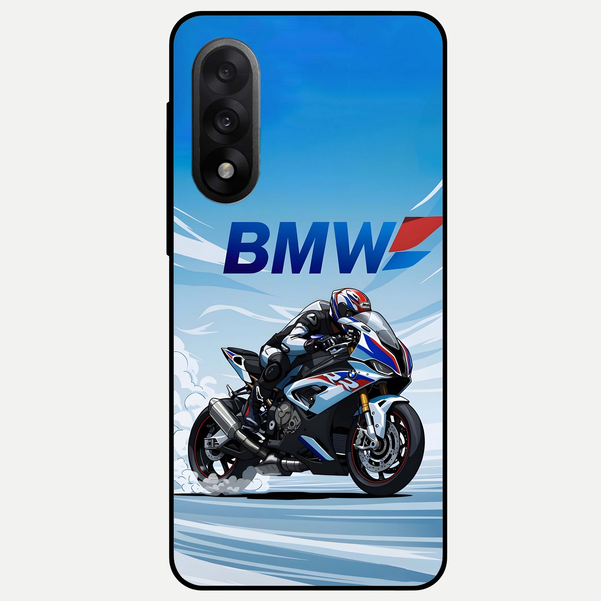  BMW Power Drift Glass Case For Oneplus Nord 5 back cover – full design glossy printed glass finish