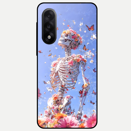  Bloom Beyond Bones Glass Case For Oneplus Nord 5 back cover – full design glossy printed glass finish