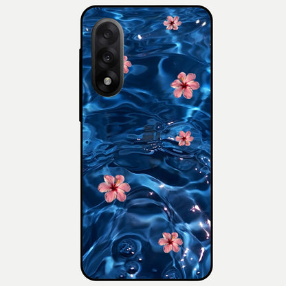  Bloom Thread Art Glass Case For Oneplus Nord 5 back cover – full design glossy printed glass finish