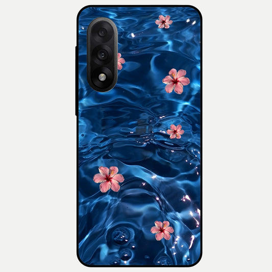 Bloom Thread Art Glass Case For Oneplus Nord 5 back cover – full design glossy printed glass finish