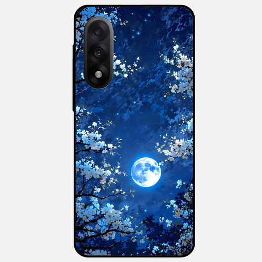  Blossom Moonlight Sky Glass Case For Oneplus Nord 5 back cover – full design glossy printed glass finish