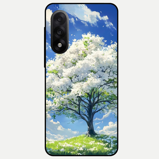  Blossom Sky Serenity Glass Case For Oneplus Nord 5 back cover – full design glossy printed glass finish