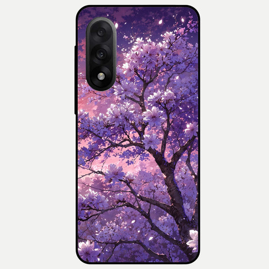  Blossom Tree Glass Case For Oneplus Nord 5 back cover – full design glossy printed glass finish
