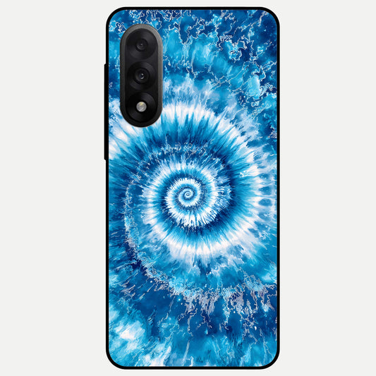  Blue Galaxy Wave Glass Case For Oneplus Nord 5 back cover – full design glossy printed glass finish