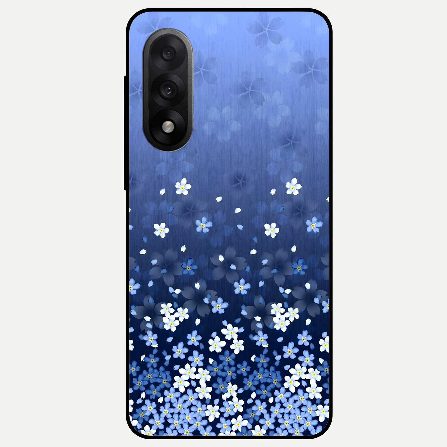  Blue Starry Glass Case For Oneplus Nord 5 back cover – full design glossy printed glass finish
