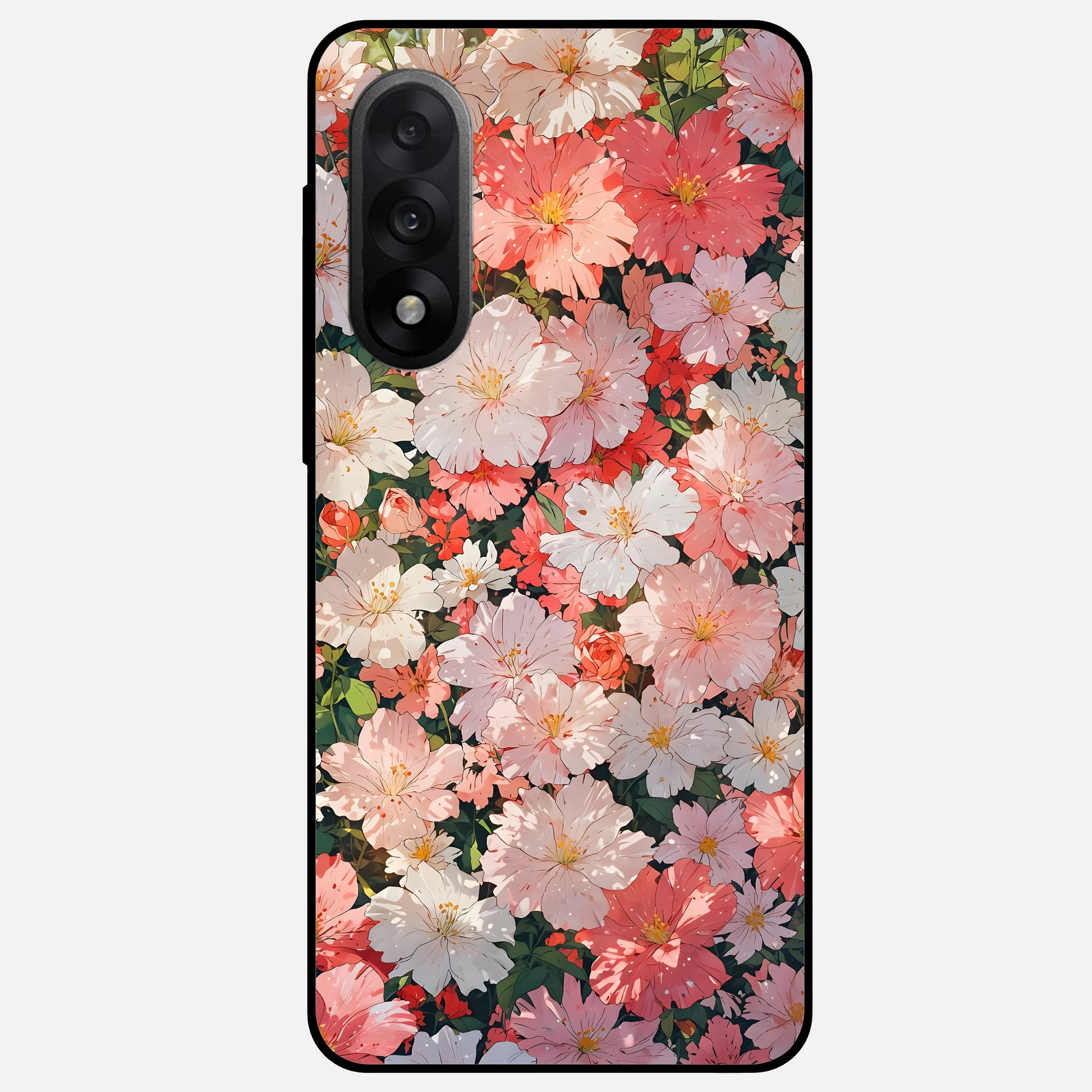 Blush Bloom Field Glass Case For Oneplus Nord 5 back cover – full design glossy printed glass finish