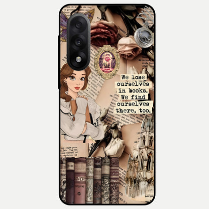  Bookish Dream World Glass Case For Oneplus Nord 5 back cover – full design glossy printed glass finish