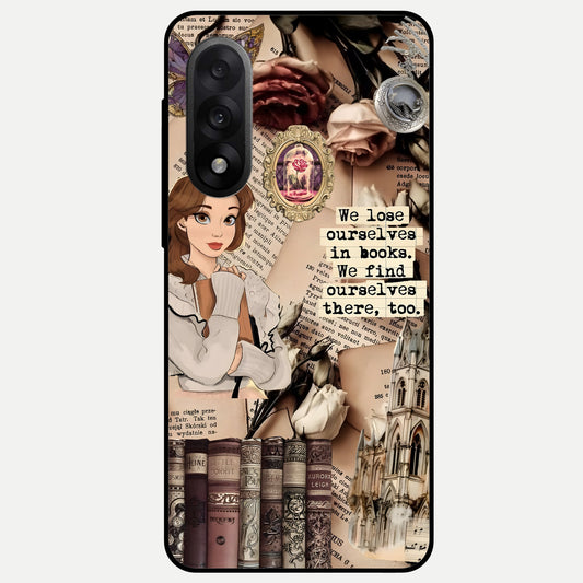  Bookish Dream World Glass Case For Oneplus Nord 5 back cover – full design glossy printed glass finish