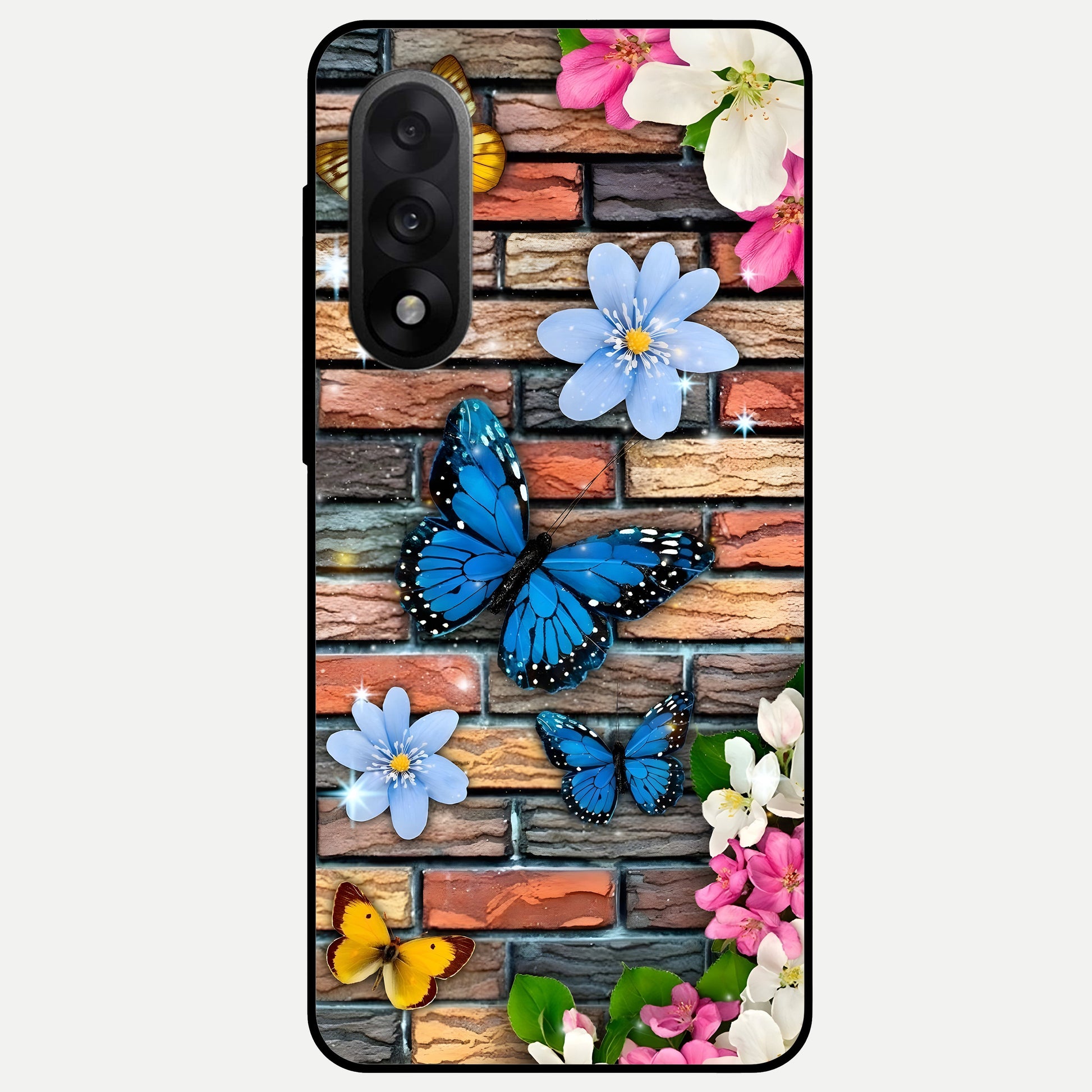 Brick Bloom Flight Glass Case For Oneplus Nord 5 back cover – full design glossy printed glass finish