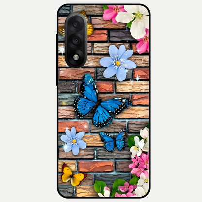  Brick Bloom Flight Glass Case For Oneplus Nord 5 back cover – full design glossy printed glass finish