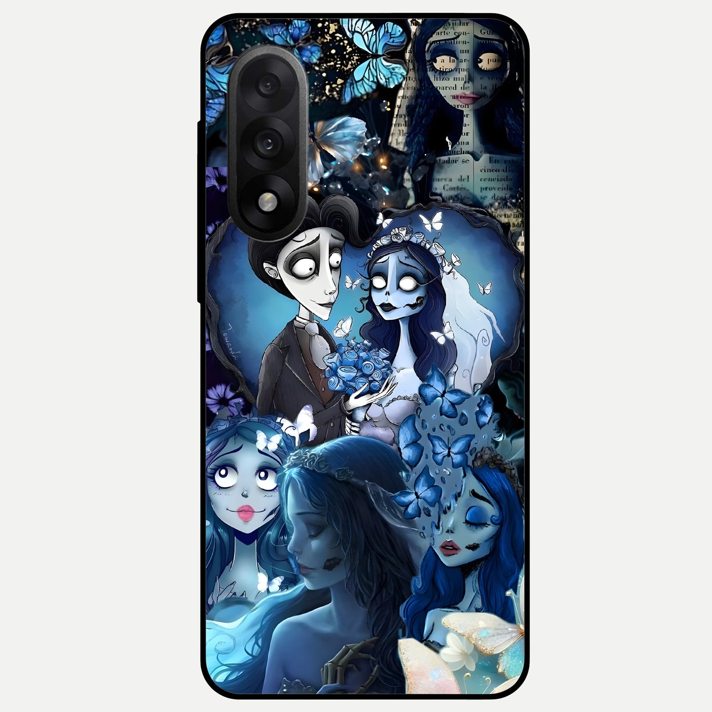  Butterfly Ghost Soul Glass Case For Oneplus Nord 5 back cover – full design glossy printed glass finish